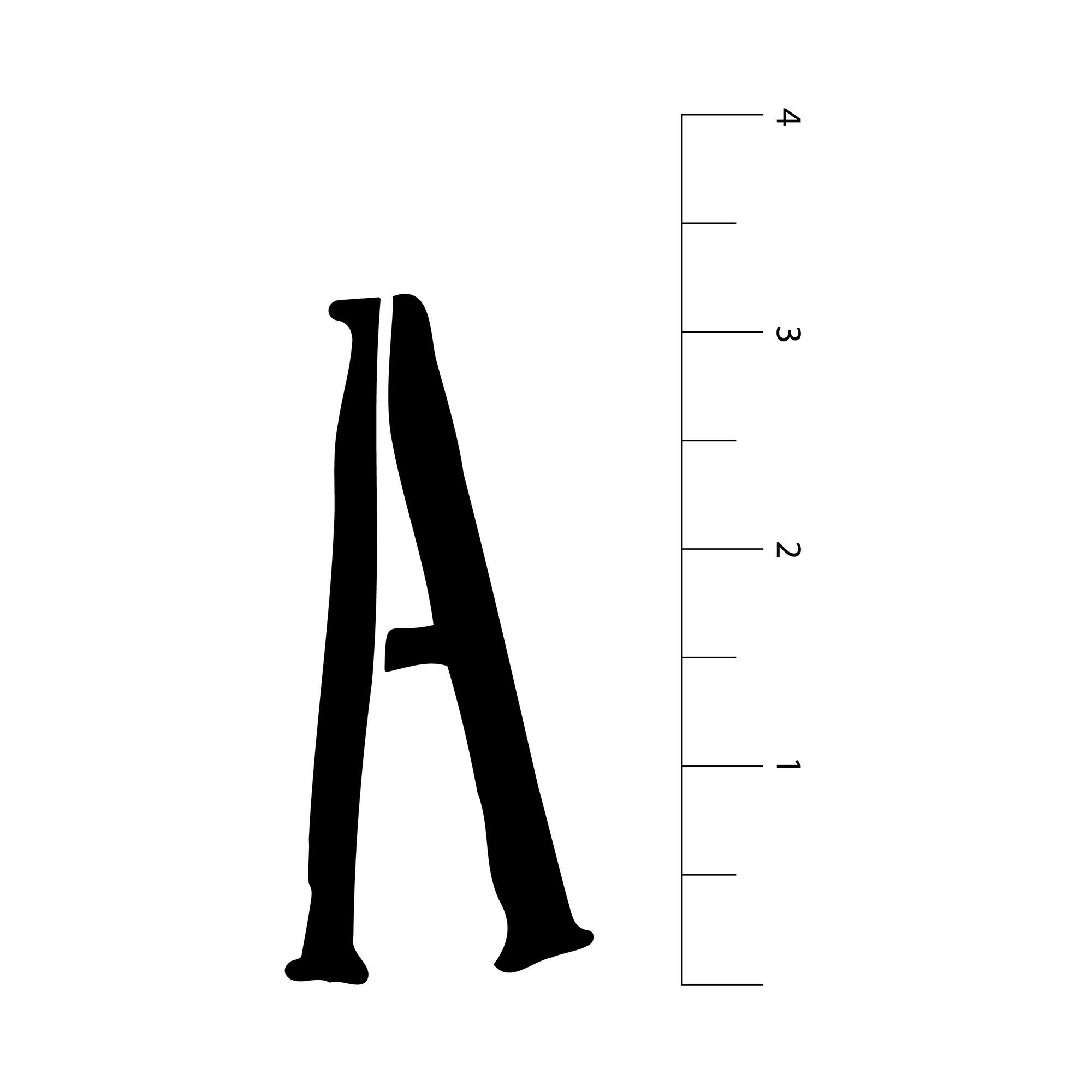 Alphabet Handlettered Serif Stencils, 7" x 10" by Craft Smart®